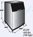 Manitowoc 430 lbs Ice Bin