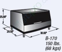 Manitowoc 150lbs Ice Bin