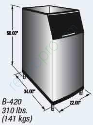 Manitowoc 310 lbs. Ice Bin