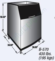 Manitowoc 430 lbs Ice Bin